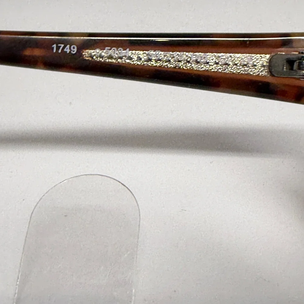 Prodesign Denmark 1749 Tortoise Shell Rectangle Eyeglasses Frame Brown 52-16-135